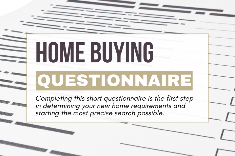 Home Buying Questionaire